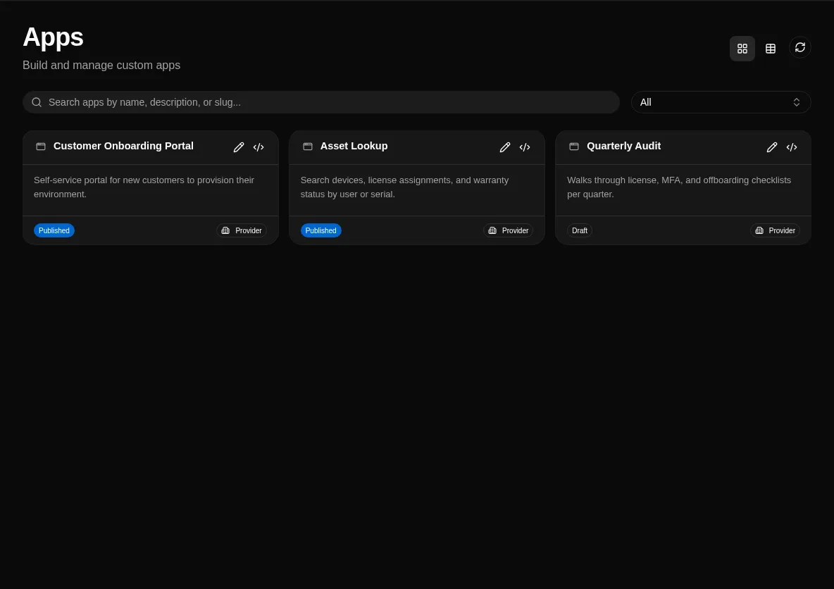 A Bifrost-built web app