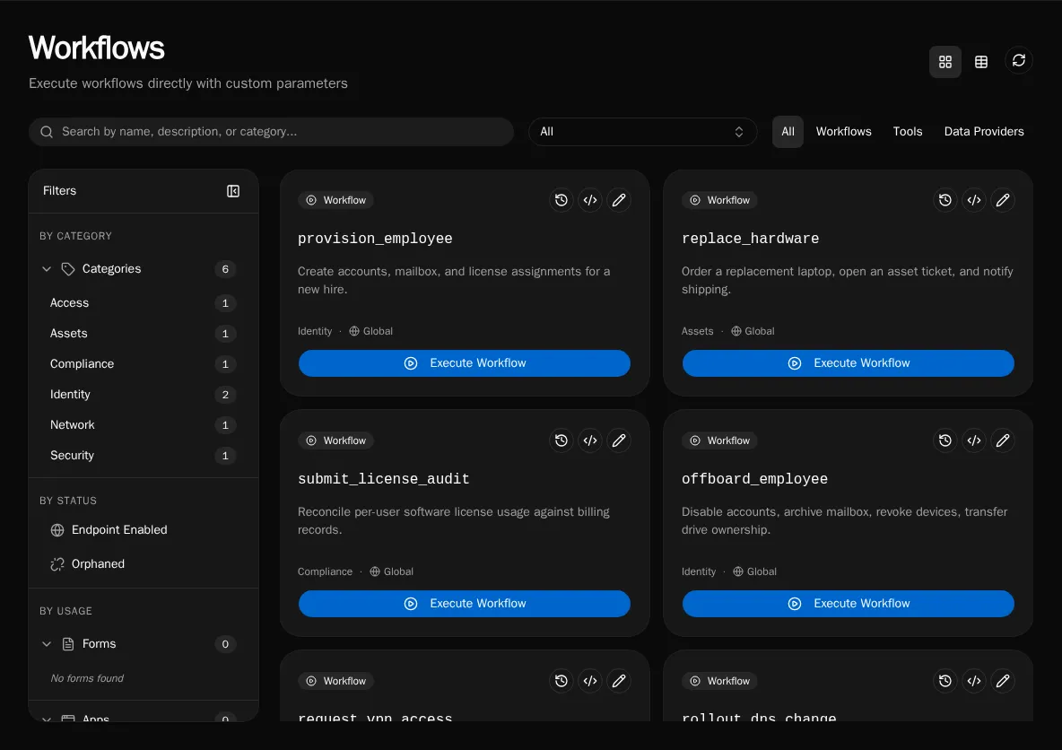 Bifrost workflow editor
