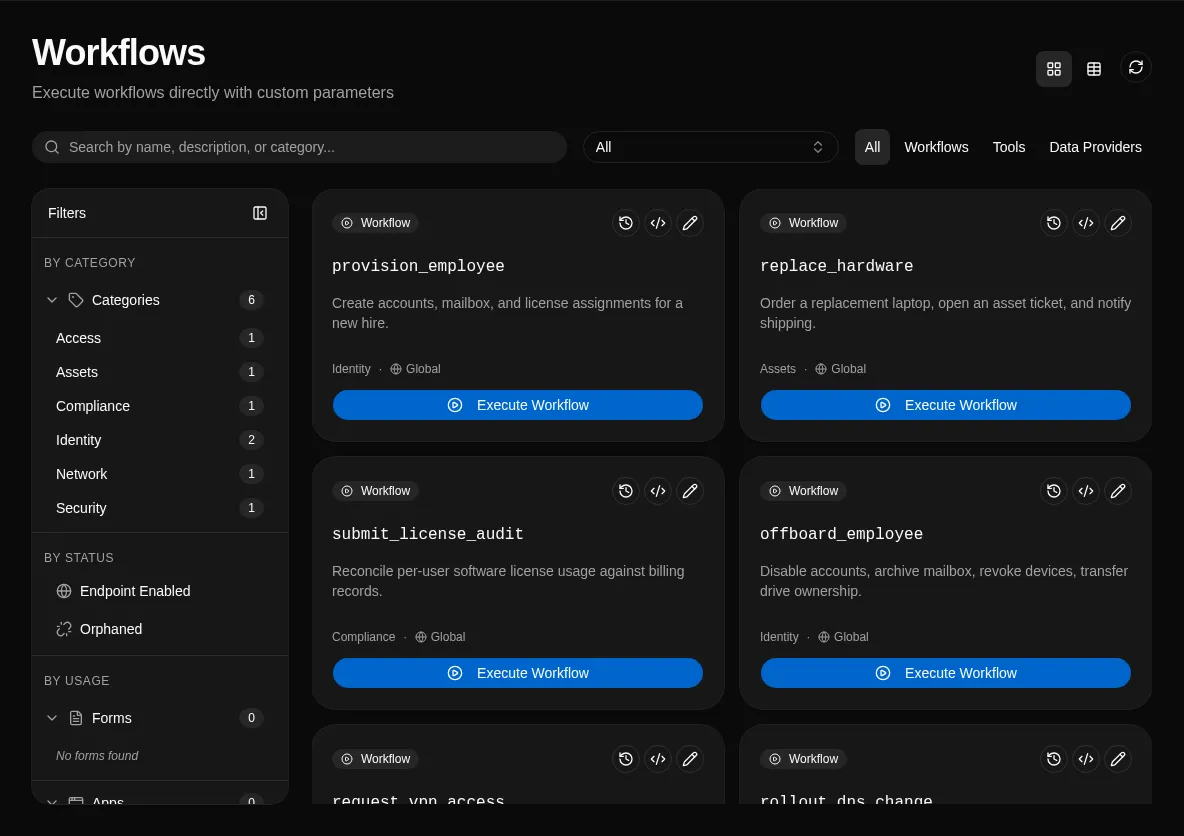 Bifrost workflow editor